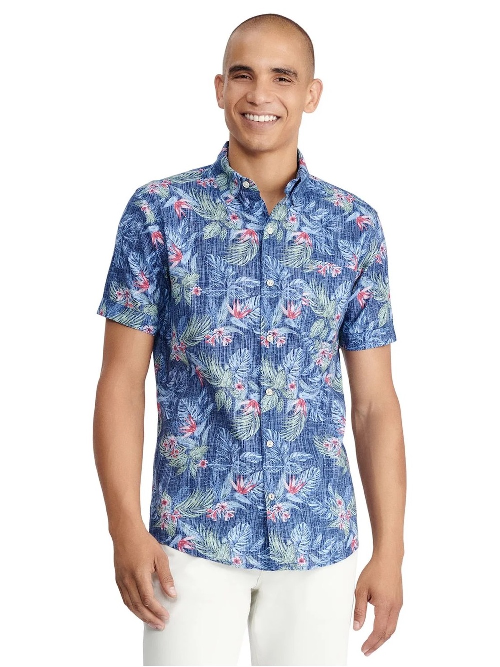 IZOD Mens Dockside Short Sleeve Shirt